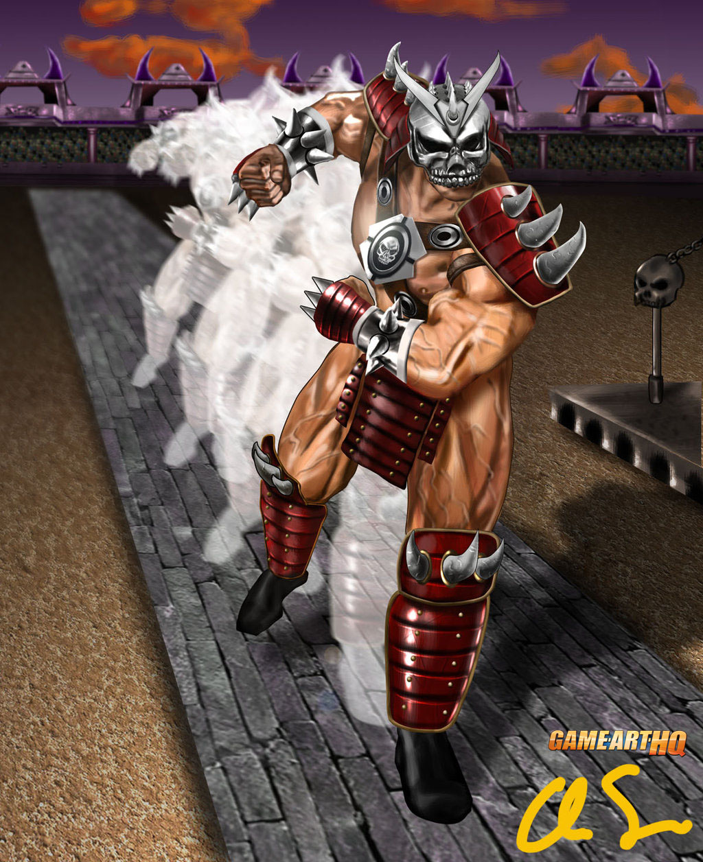 MK Art Tribute: Shao Kahn from Mortal Kombat II